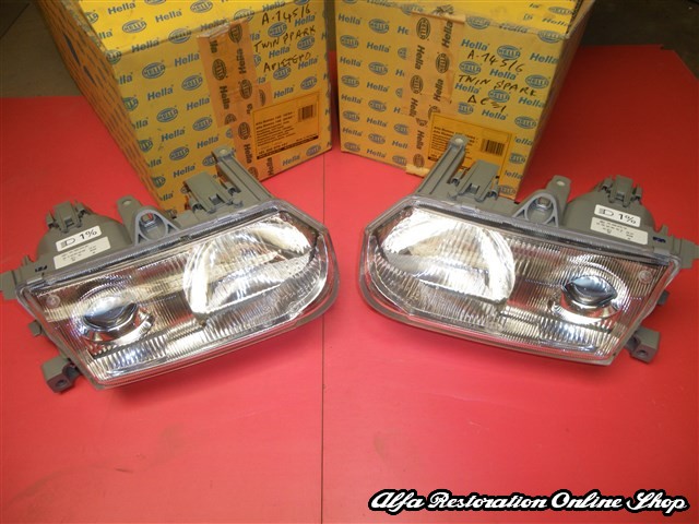 Alfa 145/146 Headlights Set For Twin Spark Models (LHD Models)